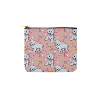 Maltipoo Flower Carry-All Pouch 6''x5'' - TeeAmazing