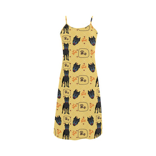 Cane Corso Pattern Alcestis Slip Dress - TeeAmazing