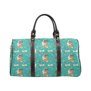English Bulldog Water Colour Pattern No.1 New Waterproof Travel Bag/Small - TeeAmazing
