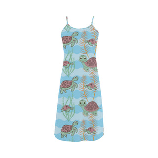 Turtle Alcestis Slip Dress - TeeAmazing