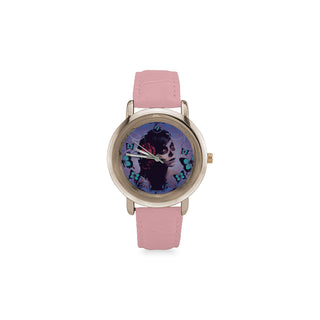 Sugar Skull Candy Women's Rose Gold Leather Strap Watch - TeeAmazing