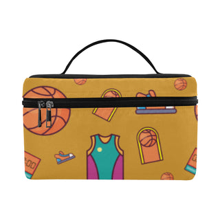 Basketball Pattern Cosmetic Bag/Large - TeeAmazing