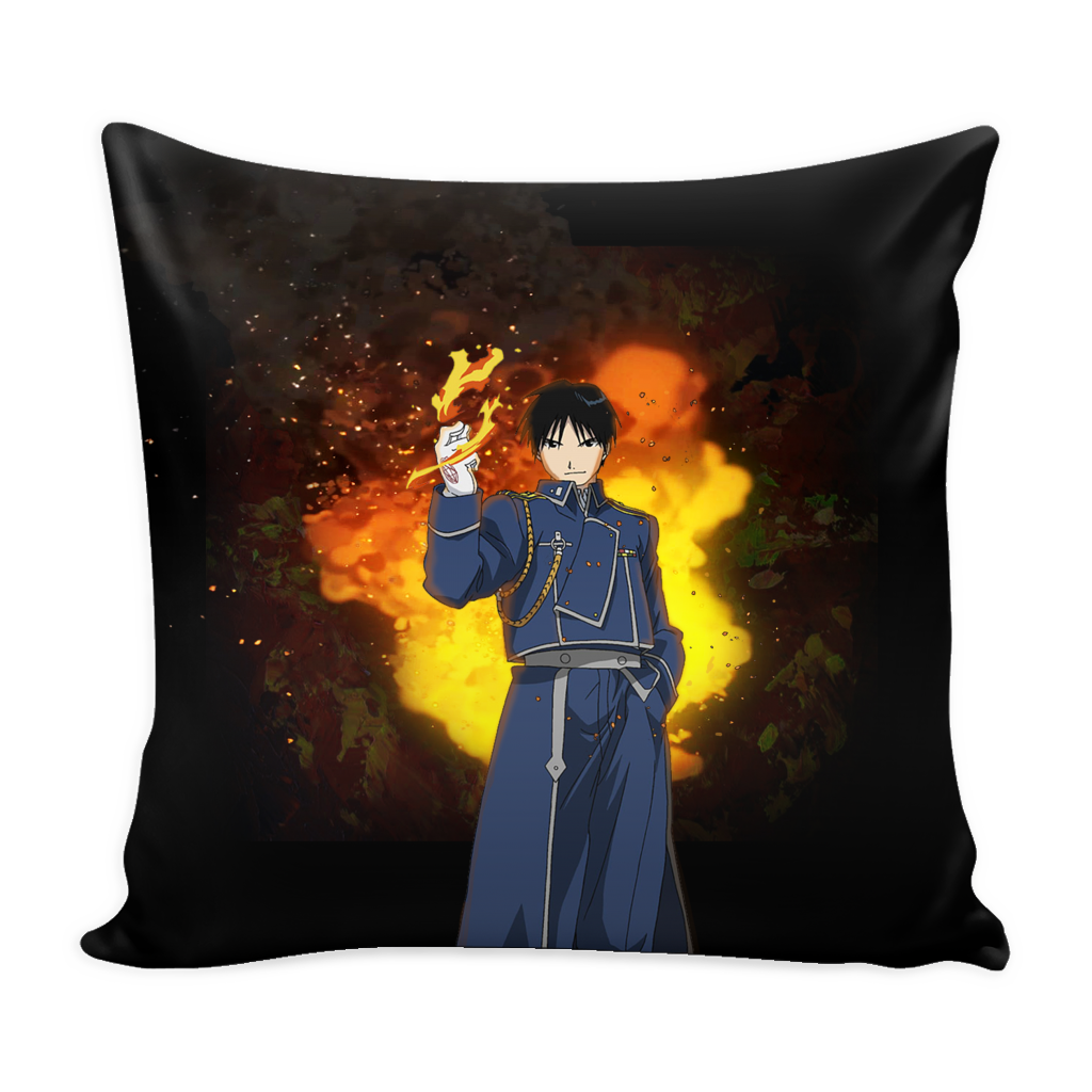 Roy Mustang Pillow Cover - Full Metal Alchemist Accessories - TeeAmazing