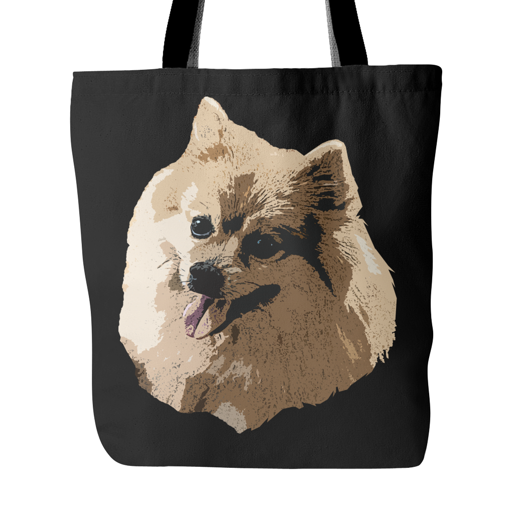 Pomeranian Dog Tote Bags - Pomeranian Bags - TeeAmazing