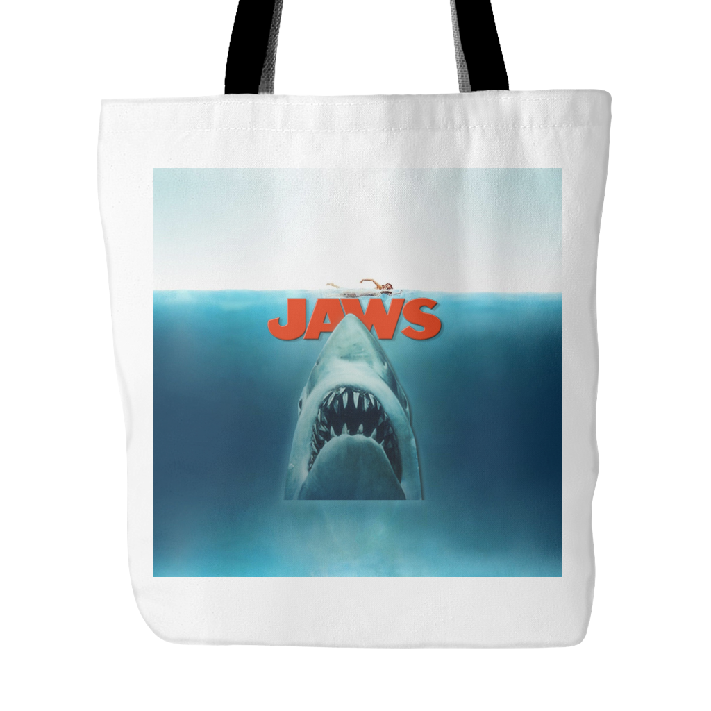Jaws Tote Bags - Jaws Bags - TeeAmazing