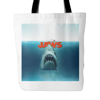 Jaws Tote Bags - Jaws Bags - TeeAmazing