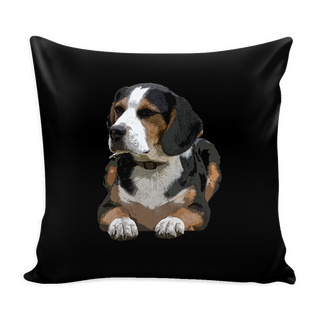 Painting Beagle Dog Pillow Cover - Beagle Accessories - TeeAmazing