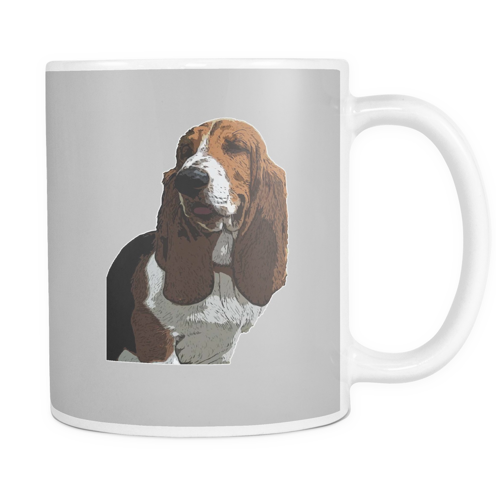 Basset Hound Dog Mugs & Coffee Cups - Basset Hound Coffee Mugs - TeeAmazing