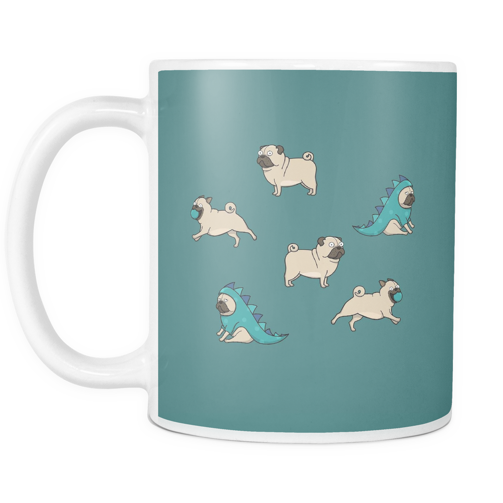 Pug Dog Mugs & Coffee Cups - Pug Coffee Mugs - TeeAmazing