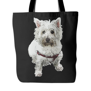 West Highland White Terrier Dog Tote Bags - West Highland White Terrier Bags - TeeAmazing