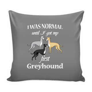 First Greyhound Dog Pillow Cover - Greyhound Accessories - TeeAmazing