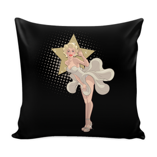 Marilyn The Star Pillow Cover - Marilyn Monroe Accessories - TeeAmazing
