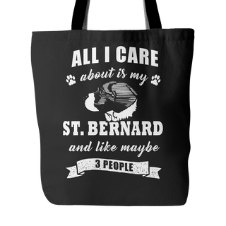 St. Bernard Tote Bags - St. Bernard Bags - TeeAmazing