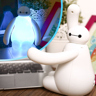 USB Power Baymax Big Hero 6 LED RGB Multicolor Colorful Color Chaning Night Light Home Desk Decoration Gift - TeeAmazing