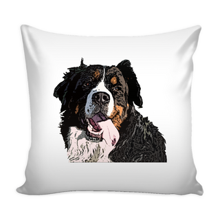 Bernese Mountain Dog Pillow Cover - Bernese Mountain Accessories - TeeAmazing