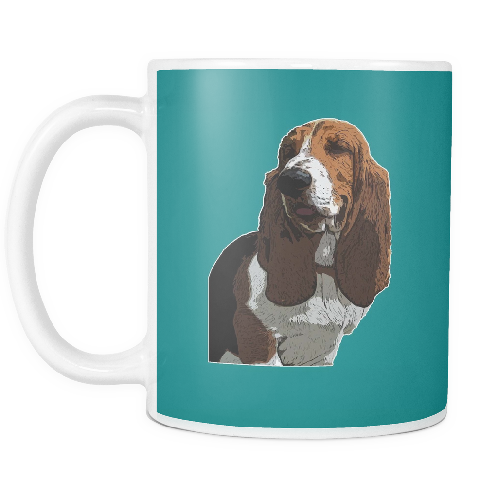 Basset Hound Dog Mugs & Coffee Cups - Basset Hound Coffee Mugs - TeeAmazing