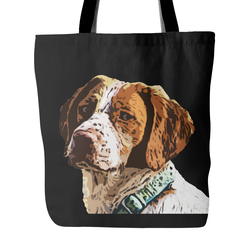 Brittany Spaniel Dog Tote Bags - Brittany Spaniel Bags - TeeAmazing