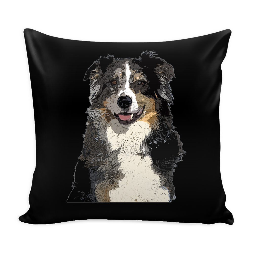 Australian Shepherd Dog Pillow Cover - Australian Shepherd Accessories - TeeAmazing