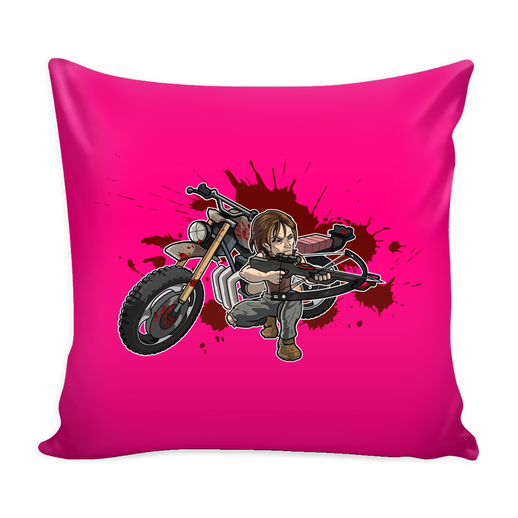 Daryl Toons Pillow Cover - Walking Dead Accessories - TeeAmazing