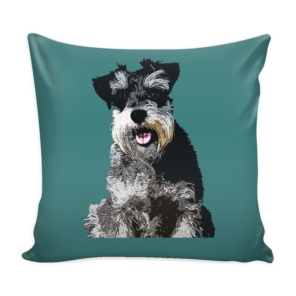 Miniature Schnauzer Dog Pillow Cover - Miniature Schnauzer Accessories - TeeAmazing