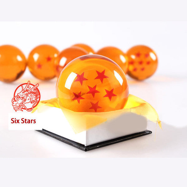 Dragon Ball Z 1-7 Star Medium Size 1pcs Crystal Dragon Ball Rubber Material - TeeAmazing