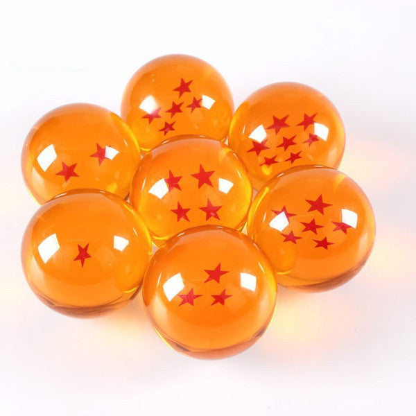 Dragon Ball Z 1-7 Star Medium Size 1pcs Crystal Dragon Ball Rubber Material - TeeAmazing