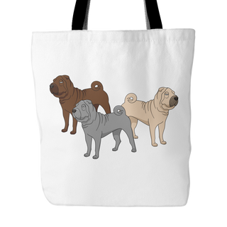 Shar Pei Dog Tote Bags - Shar Pei Bags - TeeAmazing
