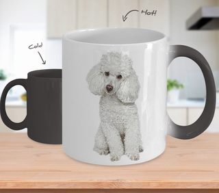 Poodle Color Changing Mugs & Coffee Cups - Poodle Coffee Mugs - TeeAmazing