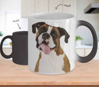 Boxer Color Changing Mugs & Coffee Cups - Boxer Coffee Mugs - TeeAmazing