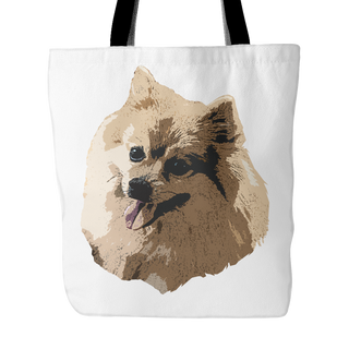 Pomeranian Dog Tote Bags - Pomeranian Bags - TeeAmazing