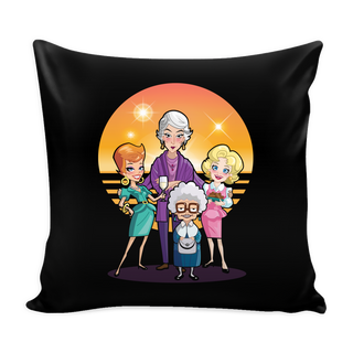 Stay Golden Gang Pillow Cover Accessories - TeeAmazing