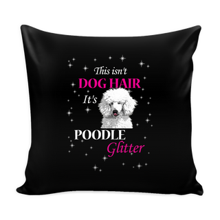 Poodle Glitter Dog Pillow Cover - Poodle Accessories - TeeAmazing