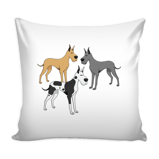 Great Dane Dog Pillow Cover - Great Dane Accessories - TeeAmazing