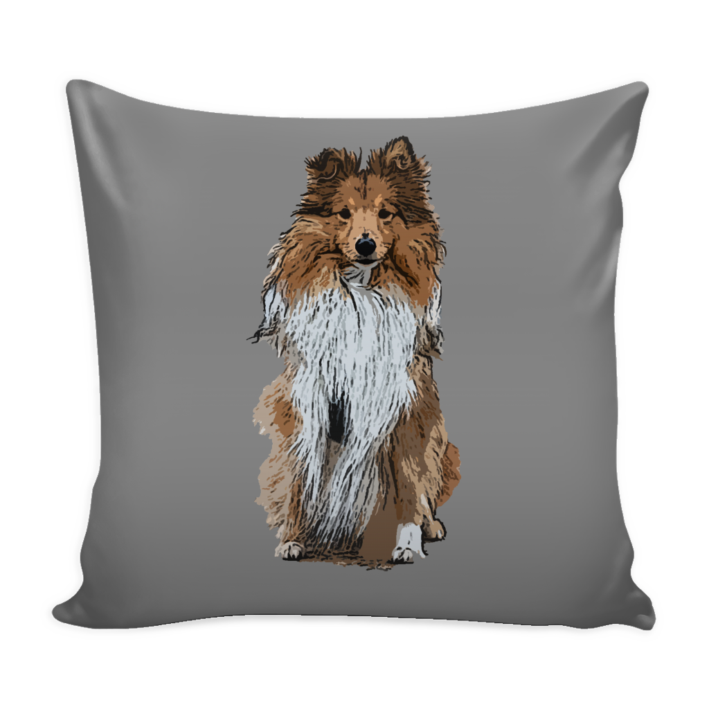 Shetland Sheepdog Dog Pillow Cover - Shetland Sheepdog Accessories - TeeAmazing