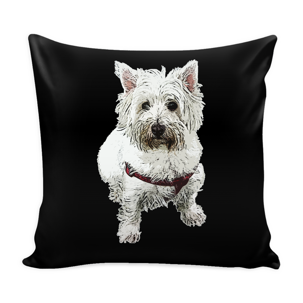 West Highland White Terrier Dog Pillow Cover - West Highland White Terrier Accessories - TeeAmazing