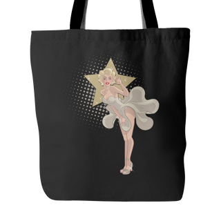 Marilyn The Star Tote Bags - Marilyn Monroe Bags - TeeAmazing