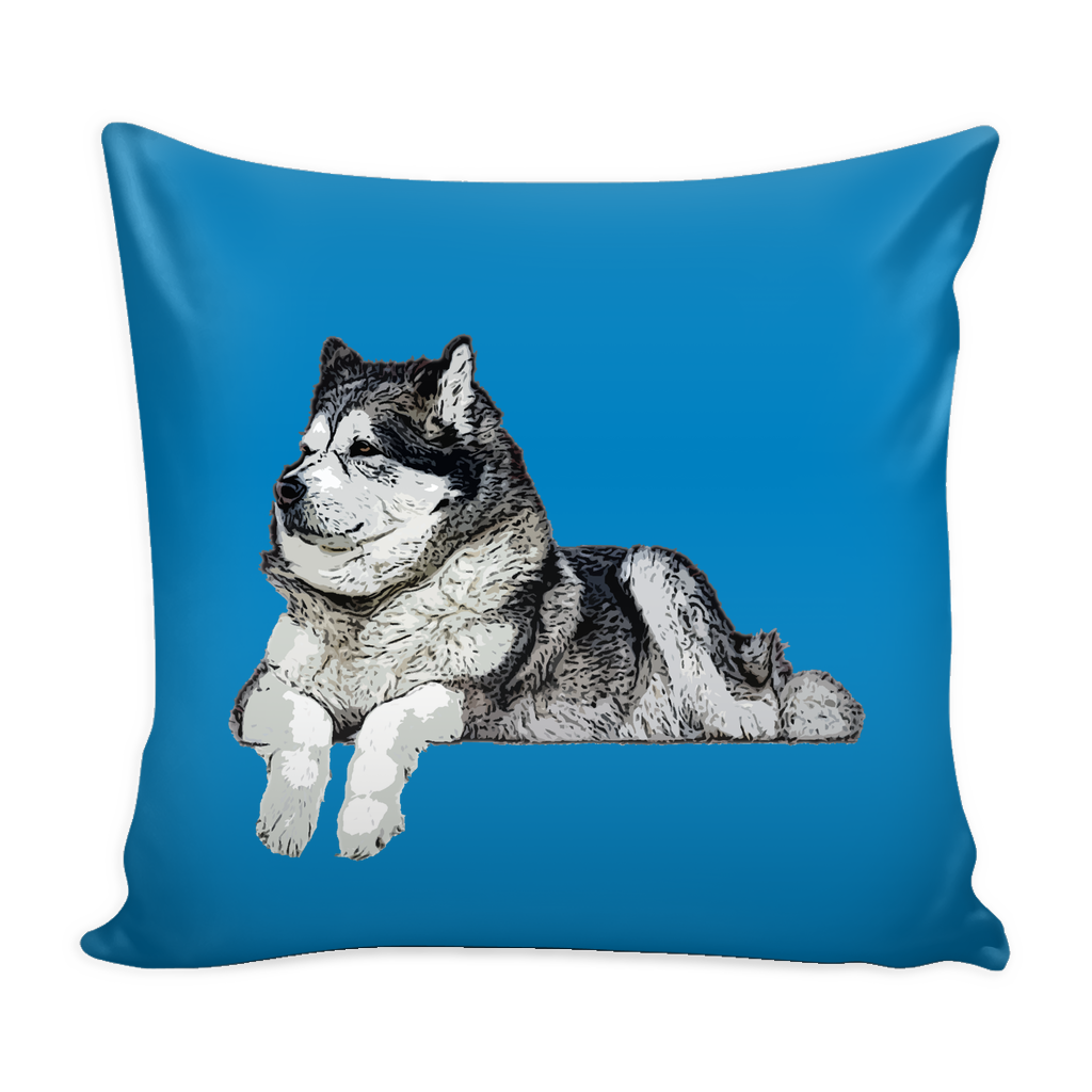Alaskan Malamute Dog Pillow Cover - Alaskan Malamute Accessories - TeeAmazing