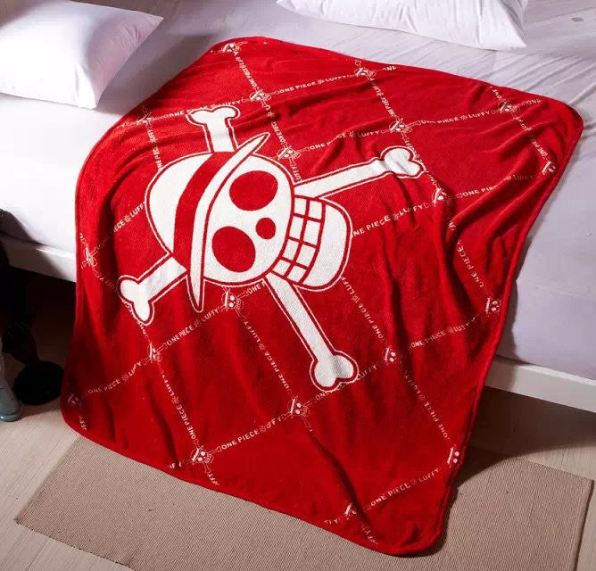 One Piece Soft Coral Fleece Bedding Blanket Accessories - One Piece Gifts - TeeAmazing