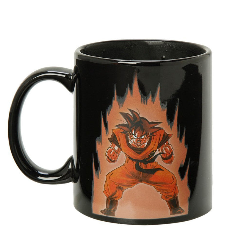 Dragon Ball Z Mug SON Goku Mug Hot Changing Color Cups Heat Reactive Mugs Super Saiyan Cups Milk Coffee Cup Mug Gift - TeeAmazing