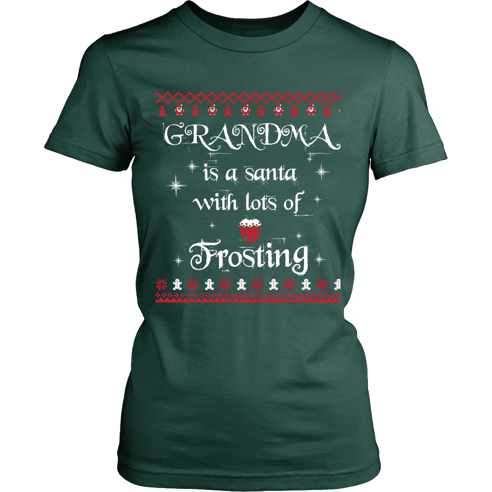 Grandma is a Santa... T-Shirt - Grandma Shirt - TeeAmazing