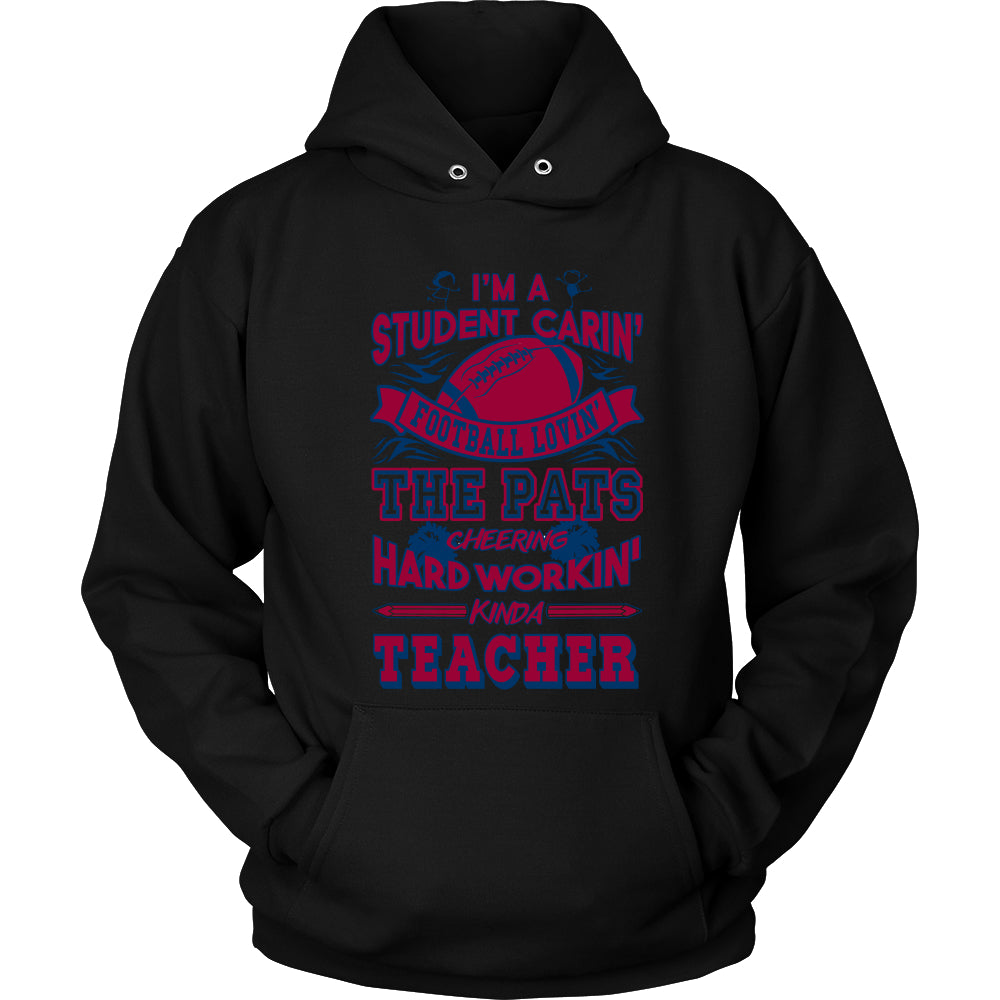 Student Caring Loving The Pats Teacher T-Shirt - Pats Teachers Shirt - TeeAmazing
