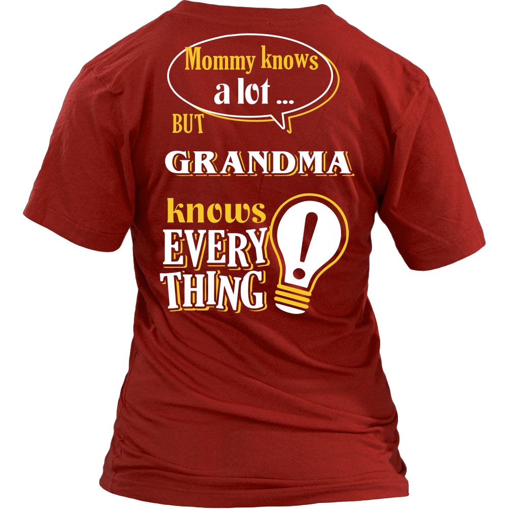Grandma Knows More T-Shirt -  Grandma Shirt - TeeAmazing