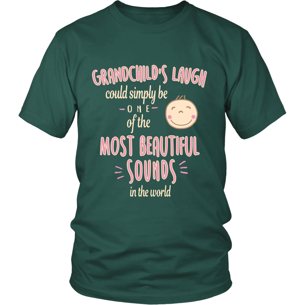 Grandchild's Laugh T Shirts, Tees & Hoodies - Grandma Shirts - TeeAmazing