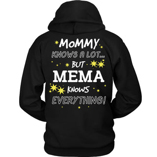 Mema Knows Everything T-Shirt -  Mema Shirt - TeeAmazing