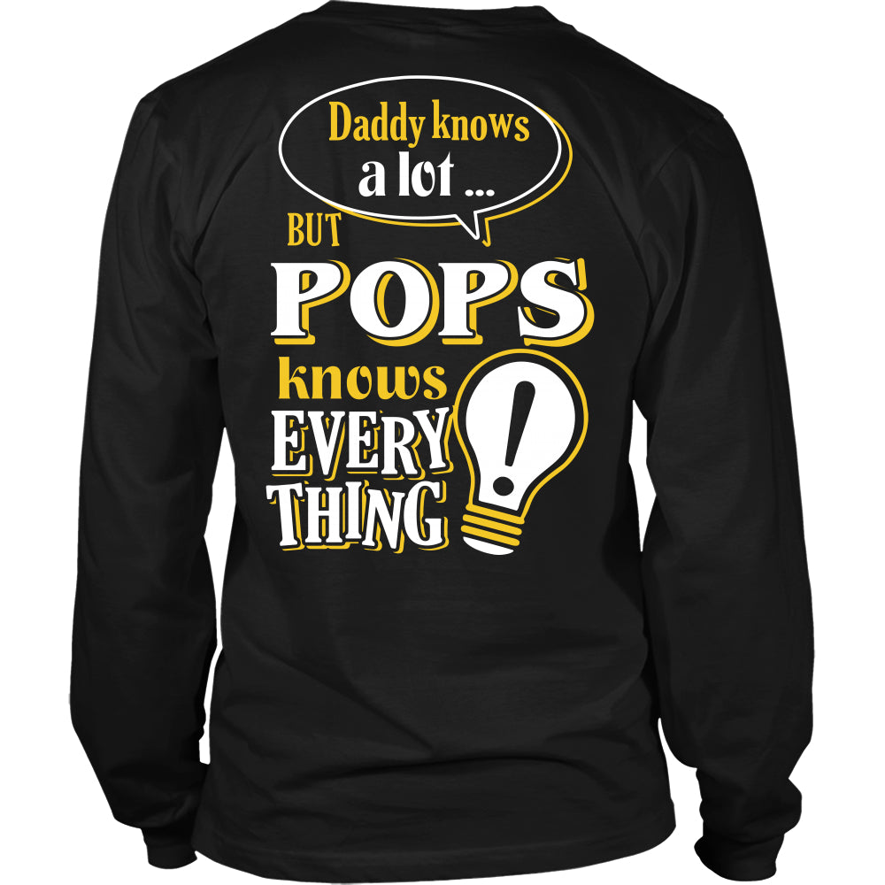 Pops Knows More T-Shirt -  Pops Shirt - TeeAmazing