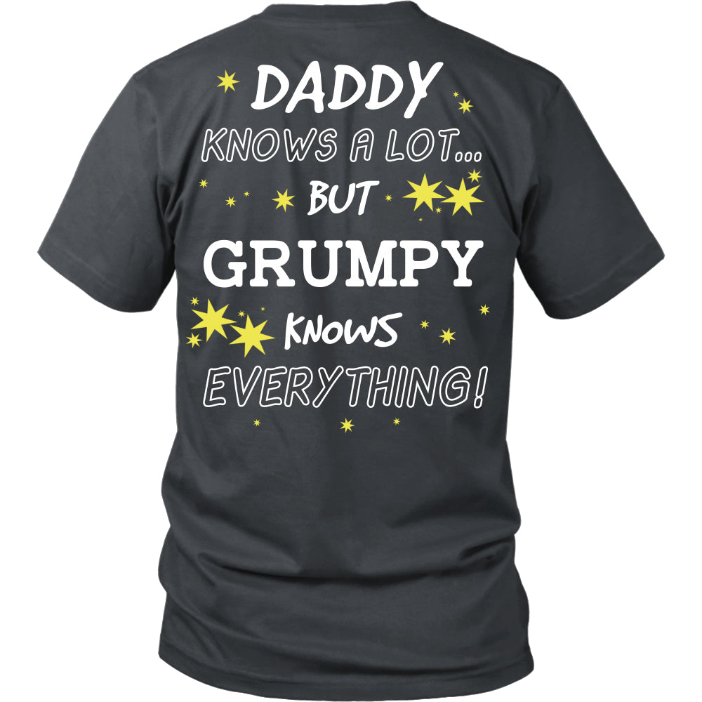 Grumpy Knows Everything T-Shirt -  Grumpy Shirt - TeeAmazing