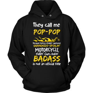 They Call Me Pop-Pop Motorcycle T-Shirt - Pop-Pop Motorcycle Shirt - TeeAmazing
