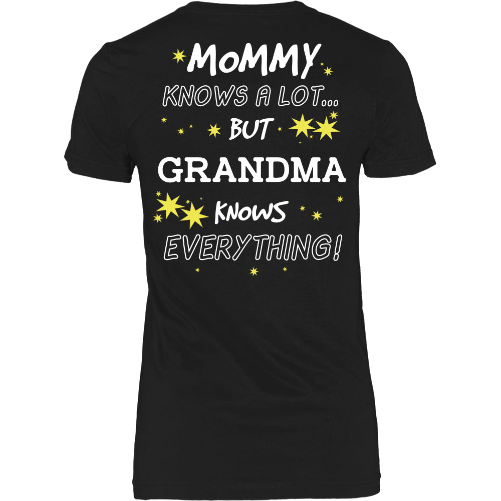 Grandma Knows Everything T-Shirt -  Grandma Shirt - TeeAmazing