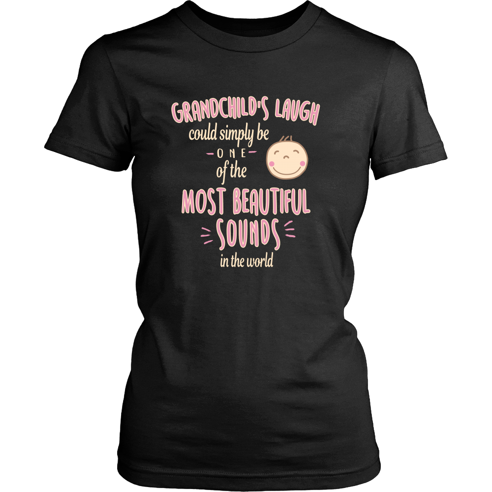 Grandchild's Laugh T Shirts, Tees & Hoodies - Grandma Shirts - TeeAmazing