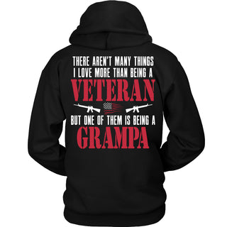 I Love More Than Being a Veteran Grampa T-Shirt - Grampa Shirt - TeeAmazing
